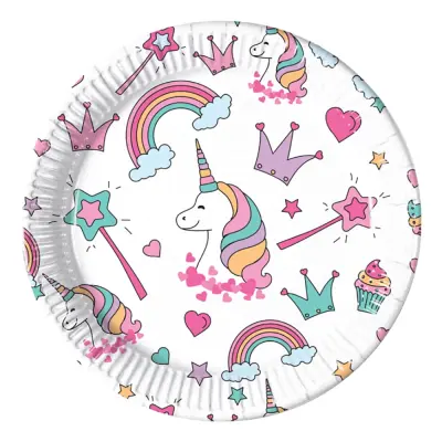 Papperstallrikar Magic Party - 8-pack