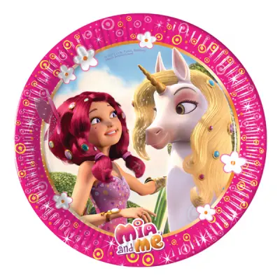 Papperstallrikar Mia & Jag - 8-pack