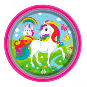 Papperstallrikar Rainbow Unicorn - 8-pack