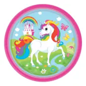 Papperstallrikar Unicorn - 8-pack