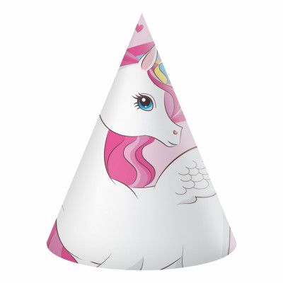 Partyhattar Unicorn - 6-pack