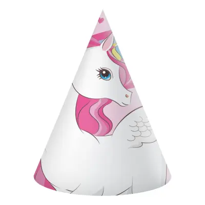 Partyhattar Unicorn - 6-pack