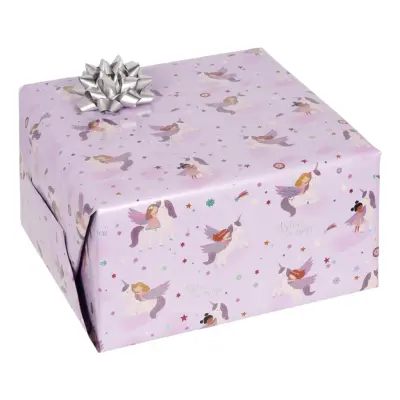 Presentpapper Unicorn Purple