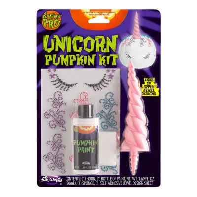 Pumpadekoration Enhörning