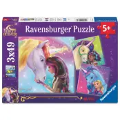 Ravensburger - Unicorn Academy 3x49p