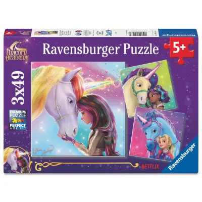 Ravensburger - Unicorn Academy 3x49p