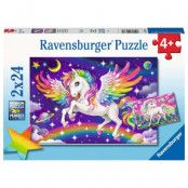 Ravensburger - Unicorn And Pegasus 2x24p -