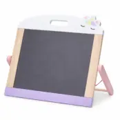 Rittavla och Whiteboard 2-i-1 med tillbehör Lila Enhörning - Leksaksaffären -  Leksaksaffären