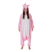 Rosa Enhörning Kigurumi - X-Small