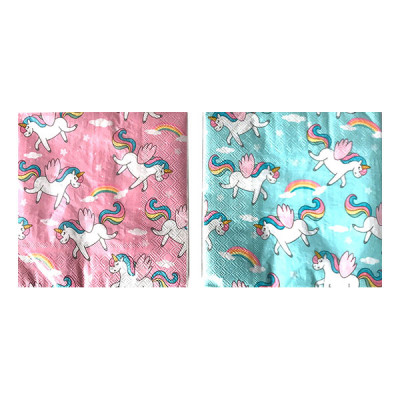 Servetter Enhörningar - 20-pack