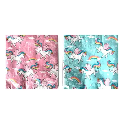 Servetter Enhörningar - 20-pack
