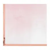 Servetter Pastell Roséguld - 16-pack