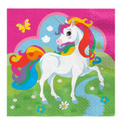 Servetter Rainbow Unicorn - 20-pack