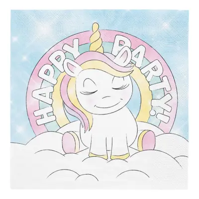 Servetter Unicorn - 20-pack