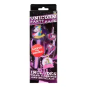 Självlysande Unicorn Party Pack