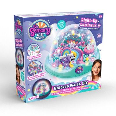 So Sensory Unicorn Mini World DIY Light-Up - Leksaksaffären -  Leksaksaffären