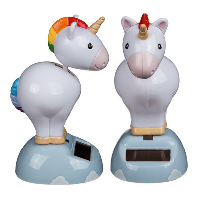 Solcellsfigur Enhörning