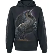 Spiral - Enhörning Luvtröja - Celtic Unicorn - M XXL - för Herr - svart