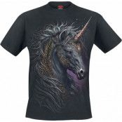 Spiral - Enhörning T-shirt - Celtic Unicorn - S 4XL - för Herr - svart