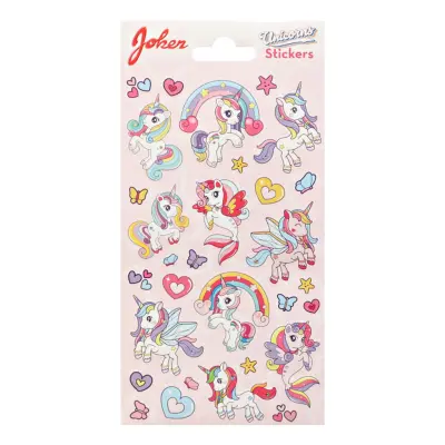 Stickers Söta Enhörningar