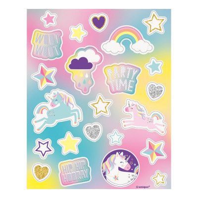 Stickers Happy Birthday Unicorn