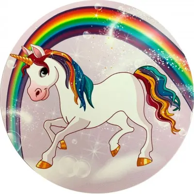 Tårtbild Unicorn / Enhörning