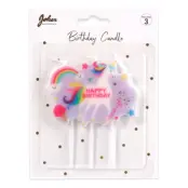 Tårtljus Enhörning