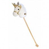 Teddykompagniet - Unicorn on stick, White