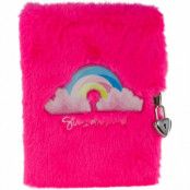 Tinka Plush Diary with Lock Unicorn Pink 8-802630