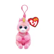 TY Beanie Bellies: Skylar the Pink Unicorn - Keychain Plush 8,5cm