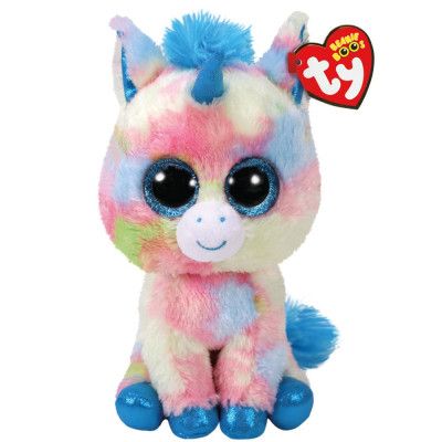 TY Beanie Boos Blitz Blå enhörning M
