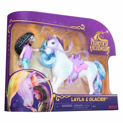 Unicorn Academy Docka och Enhörning Layla&Glacier - Unicorn Academy -  Leksaksaffären