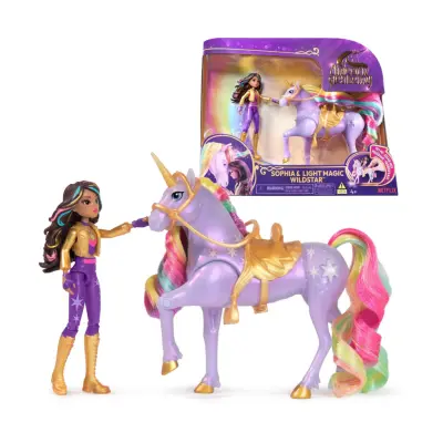Unicorn Academy: Sophia & Light Magic Wildstar - Mini Doll & Unicorn