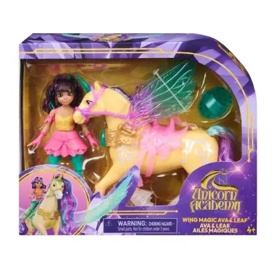 Unicorn Academy Wing Magic Ava&Leaf - Unicorn Academy -  Leksaksaffären