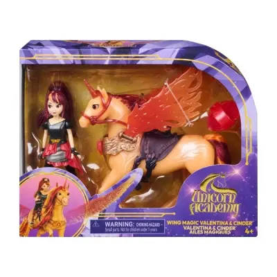 Unicorn Academy Wing Magic Valentina&Cinder - Unicorn Academy -  Leksaksaffären