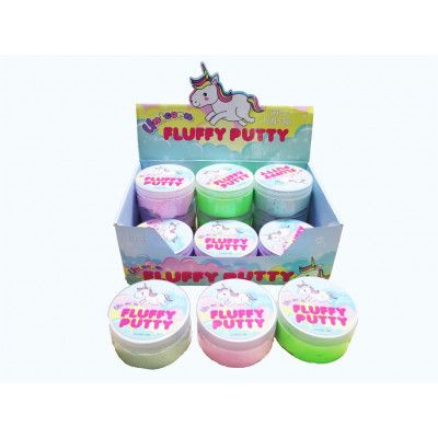 Unicorn Fluffy Putty  : Färg - Blå