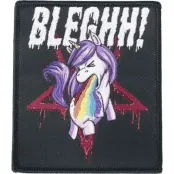 Unicorn - Fun Tygmärke - Bleghh! - för None - flerfärgad