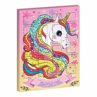 Unicorn/Enhörning Chokladkalender - 50 gram