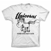 Unicorns - Ponies With Party Hats T-Shirt, T-Shirt