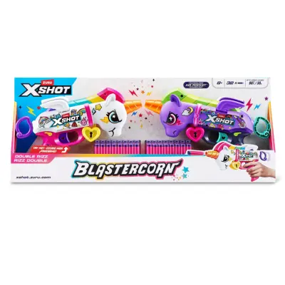 X-Shot Blastercorn Unicorn Double Rizz - X-Shot -  Leksaksaffären