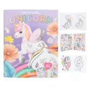 Ylvi Unicorn Målarbok med stickers - Ylvi&the Minimoomis -  Leksaksaffären