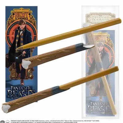 Fantastic Beasts Newt Scamander's Wand Penna&Bokmärke