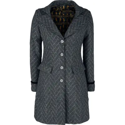 Fantastic Beasts Vinterrock - Phantastische Tierwesen 3 - Newt Scamander - M - för Dam - antracit