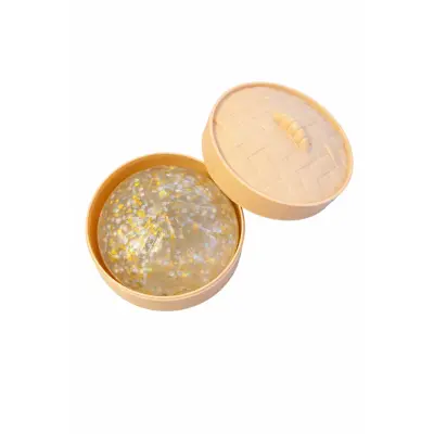 Dumpling Squeeze Sequin Slime 10cm - Leksaksaffären -  Leksaksaffären