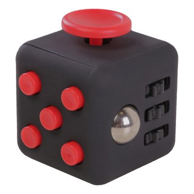 Fidget Cube - Svart/Röd