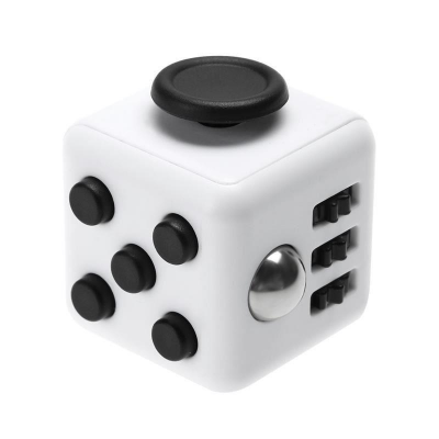 Fidget Cube - Vit/Svart