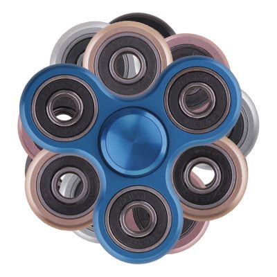 Fidget Spinner Aluminium - Svart