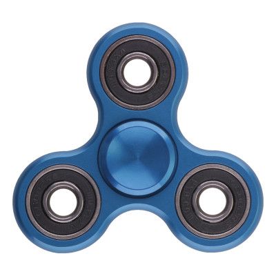 Fidget Spinner Aluminium - Blå
