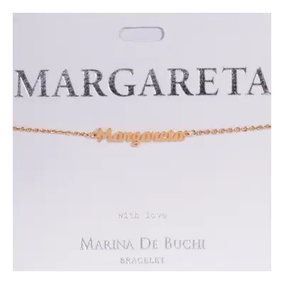 Namnarmband Guld - Margareta