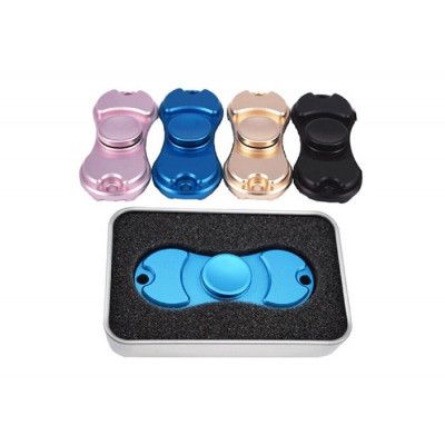 Infinity Spinner Metall Dubbel  : Färg - Blå